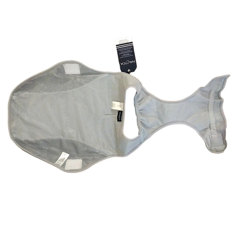 NAUTICA PET Dog Cooling Jacket, Size Large, Grey & Navy NWT